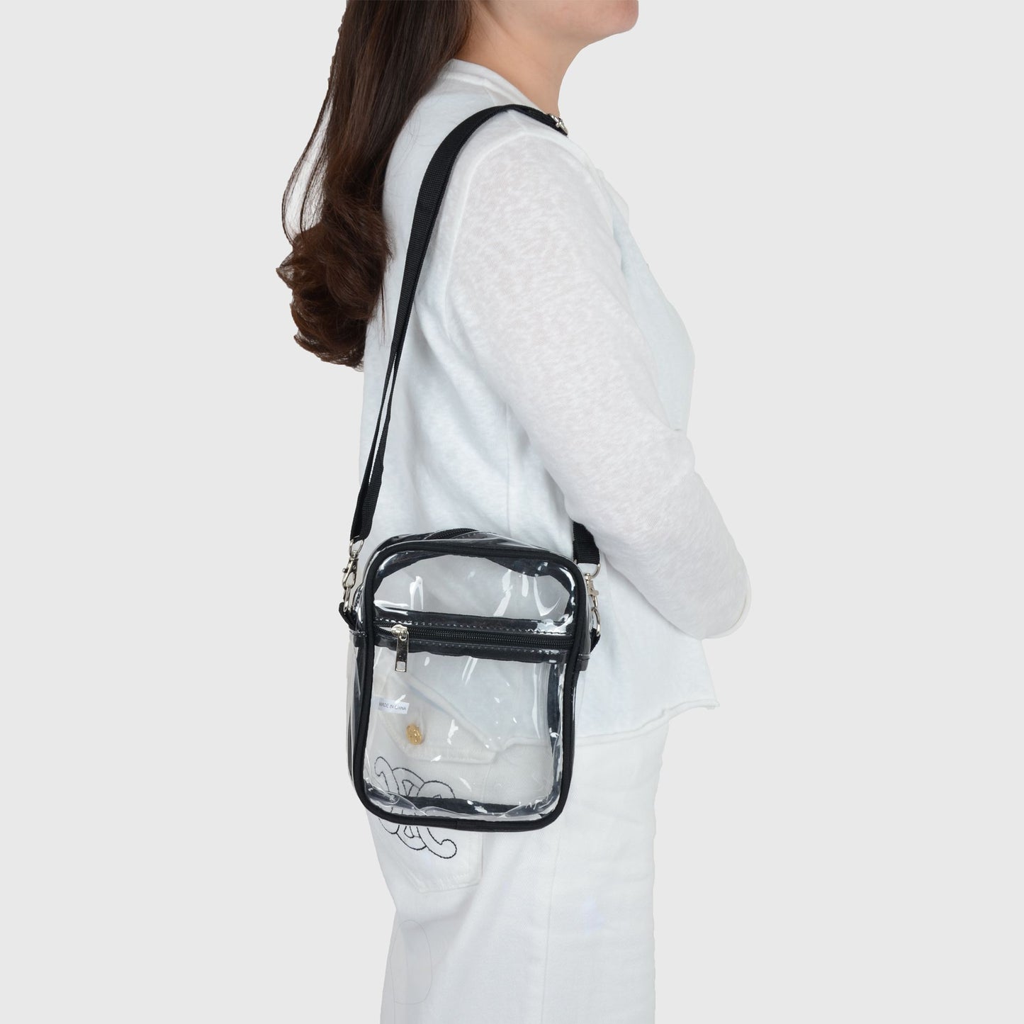Sleek Clear Women's Shoulder Bag