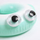 Kids Inflatable Dolphin Pool Ring with 3D Eyes and Tail Fin
