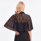 Sheer Lace Scarf Wrap Cape Style Shoulder Cover for Dresses
