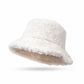 Plush Bucket Hat Soft Fuzzy Teddy Winter Casual Fashion Hat