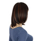 Straight Bob Wig with Bangs for Women Heat-Resistant Synthetic Natural-Looking Short Bob Style Ideal for Daily Wear