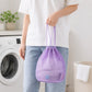 2-Pack Mesh Drawstring Shower Bags, Large and Small Travel Organizer Set