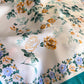 Vintage Floral Print Satin Feel Square Scarf Elegant Lightweight Fashion Neck Hair Scarf 27.5¡Á27.5 Inches