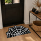 Halloween Spider Web Shaped Bath Mat Nonslip Accent Rug 15.7 x 23.6 Inches