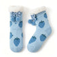 Fuzzy Strawberry Bow Crew Socks  US 5-10.5