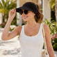 Pleated Visor - Lightweight Sport Sun Hat for Beach and Tennis