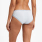 2 Pack Ribbed Lace Trim Bikini Underwear