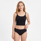 2 Pack Ribbed Floral Lace Bikini Underwear