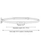 Skinny Waist Belt Thin Dress Belt with Metal Clasp 39.4 in