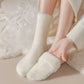 3-Pair Ultra-Plush Fuzzy Crew Socks with Soft Textured Finish US 5¨C10