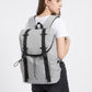 Large Flap Backpack with Drawstring Closure Buckle Straps Side Pockets and Padded Shoulder Straps