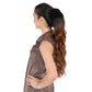 Long Drawstring Ponytail Hair Extension Wave 22 Inch Synthetic Fake Layered Pony Tail Hairpieces for Women