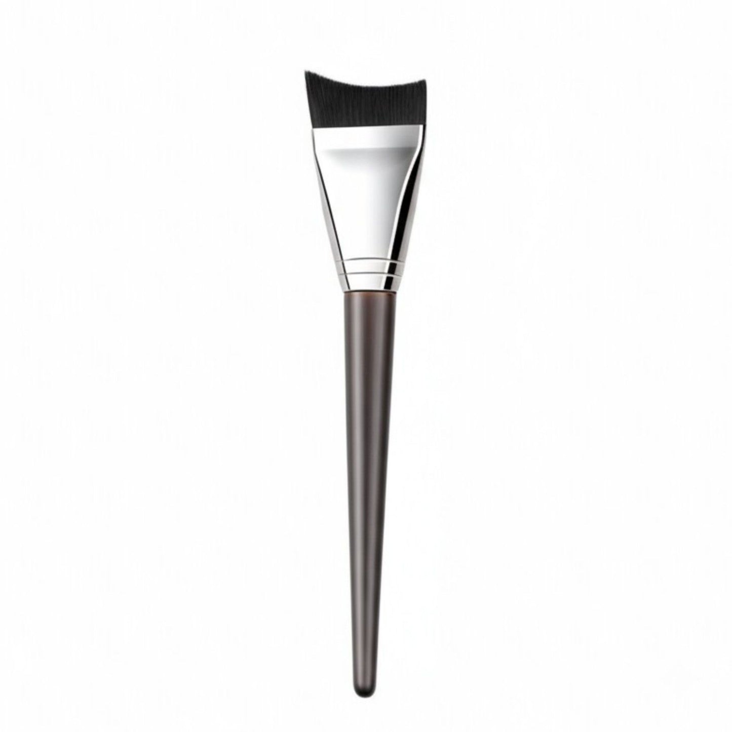 2 Piece Angled Makeup Brush Set with Firm Synthetic Bristles for Foundation Contour and Precision Face Makeup