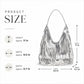 Fringe Shoulder Bag Beige Suede Look Boho Hobo Purse with Long Strap