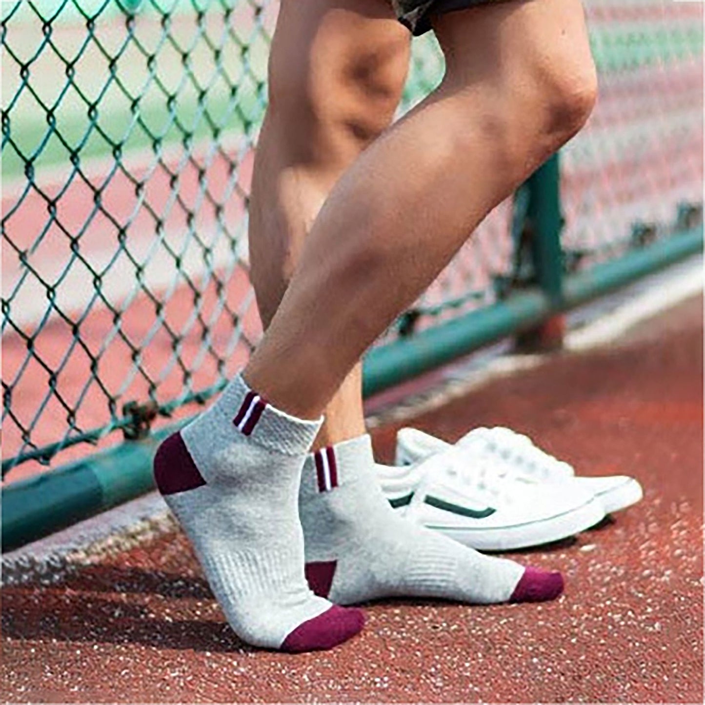 6pk Ankle Athletic Socks - Breathable Cushioned Sports Socks for Running, Gym & Casual Wear