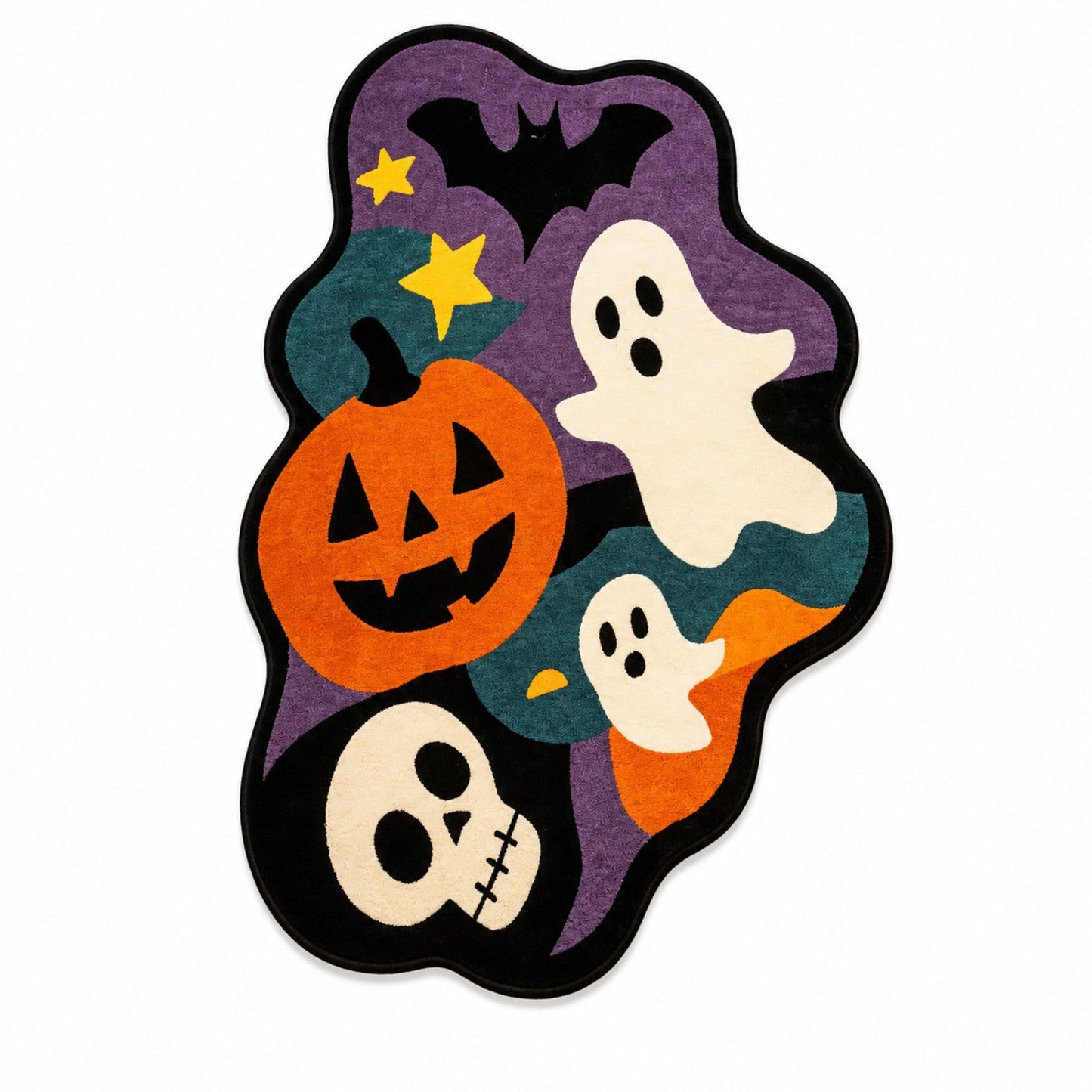 Halloween Shaped Long Accent Rug Nonslip Floor Mat 15.7 x 47.2 Inches