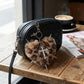 Punk Heart Faux Fur Keychain Rivet Cross Bag Charm Set