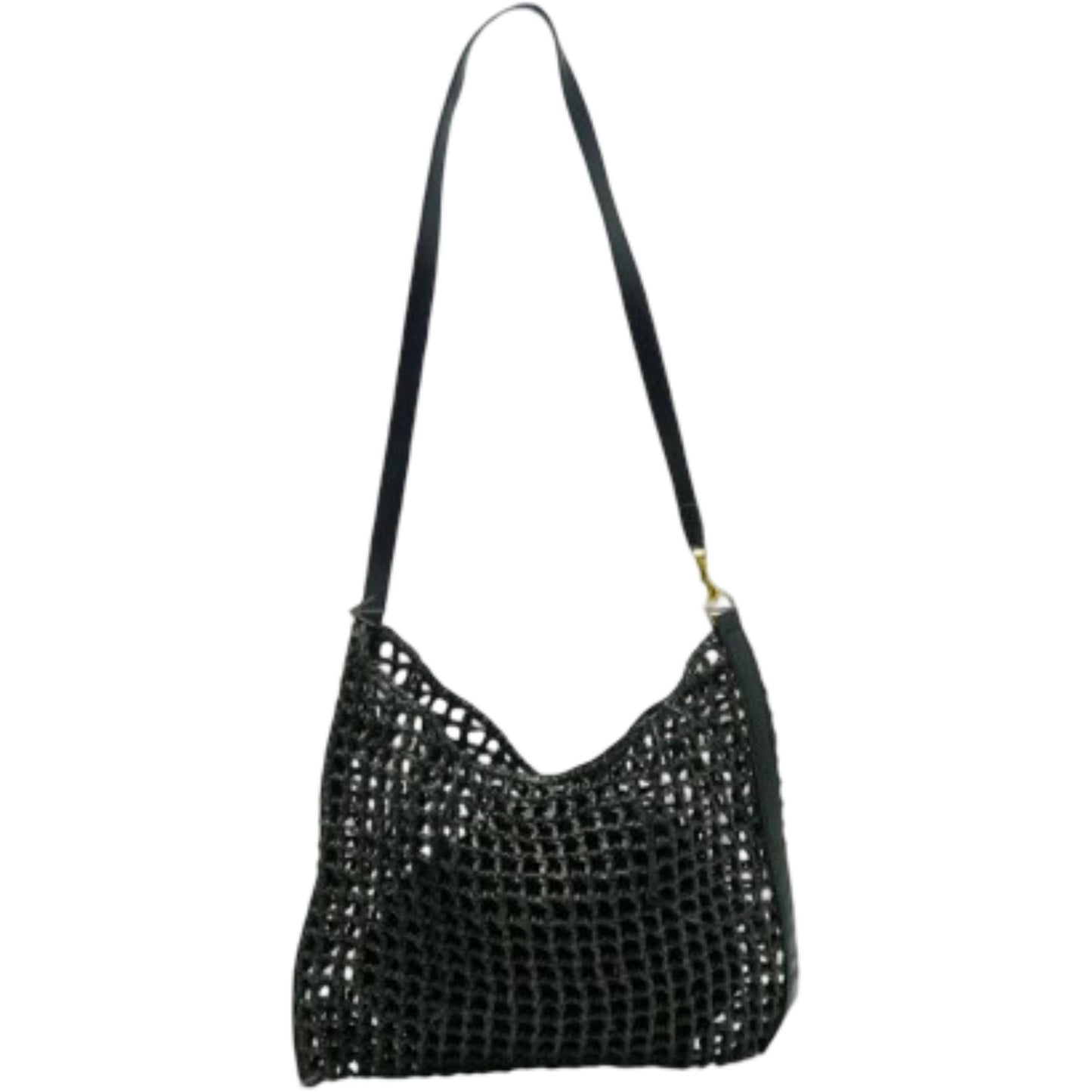 Handwoven Woven Handbag with Drawstring Interior for Vacation and Beach