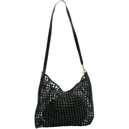 Handwoven Woven Handbag with Drawstring Interior for Vacation and Beach