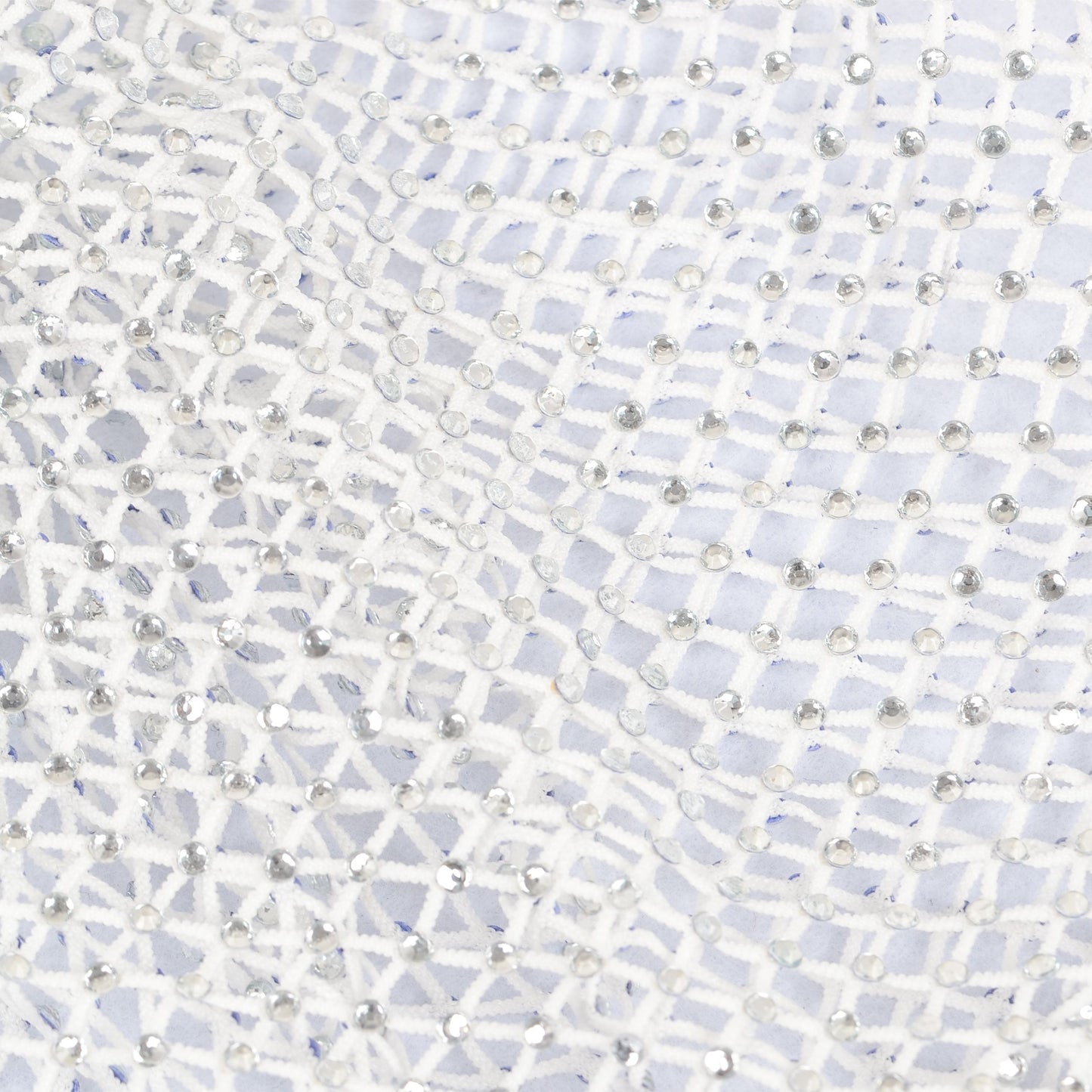 Rhinestone Mesh Head Wrap Sparkle Tie Back Hair Scarf