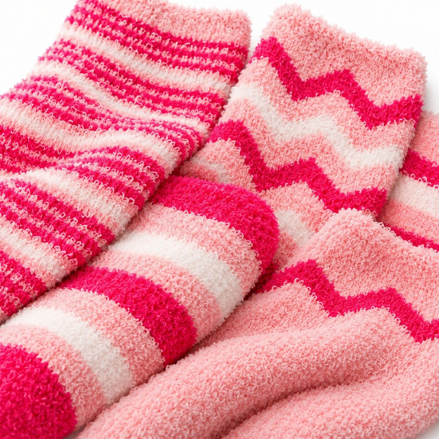 Fuzzy Crew Socks 4-Pair Set US 5-10.5 US 5-10.5