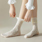 Lace Ankle Socks with Ruffle Cuff 6pk