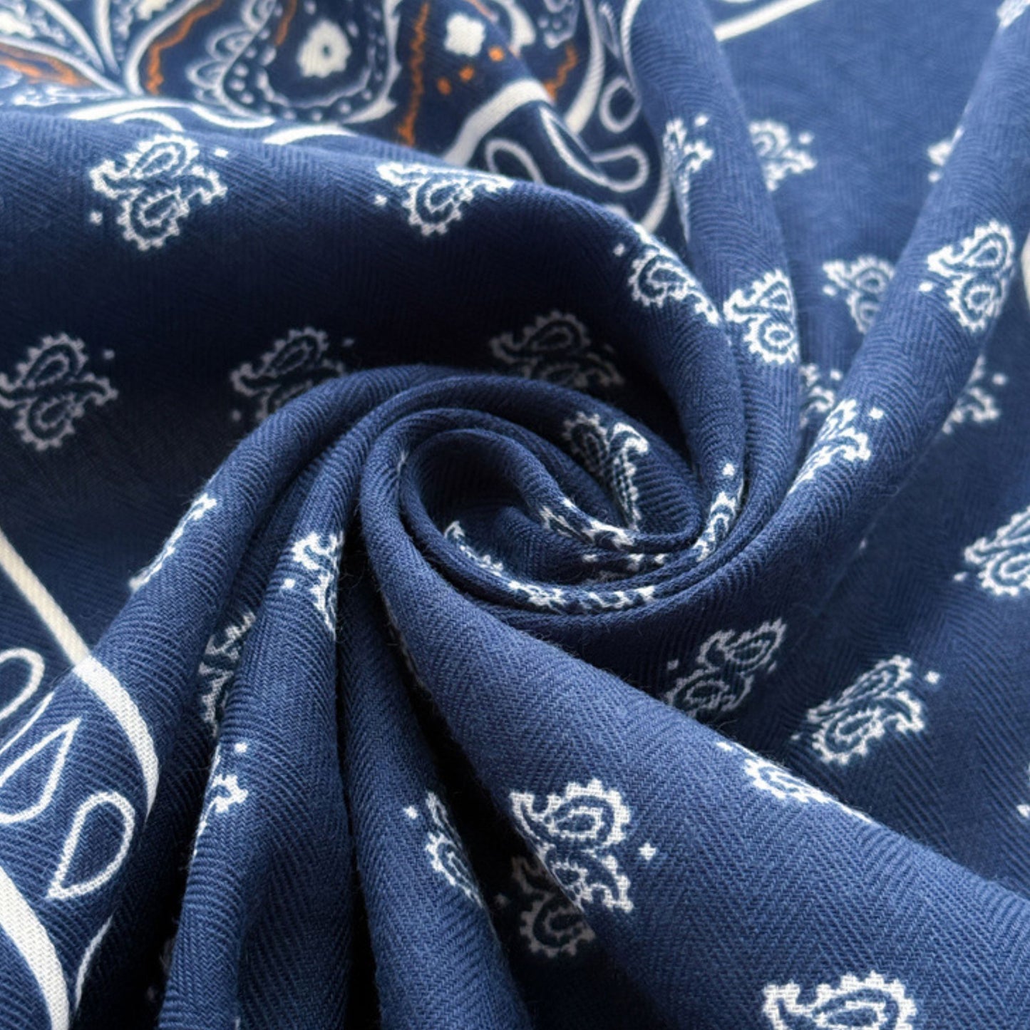 Paisley Print Square Bandana Scarf for Hair Neck and Bag Accessories 26.8¡Á26.8 Inches