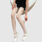 3-Piece Set Bow Pattern Mesh Tights with Soft Stretch Knit, Intricate Allover Detail, and Sheer Finish