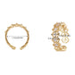 Elegant Crown and Geometric Rings for Women Sparkling Crystal Statement Band Fashion Jewelry for Daily Wear