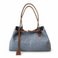 Leopard Print Shoulder Tote Bag with Magnetic Closure Buckle Detail and Tassel