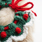 Pet Crochet Collar with Pom-Pom Decorative Neck Accessory for Dogs and Cats