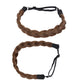 Adjustable Handmade Braided Wig Headband with Fishbone Braid for Women