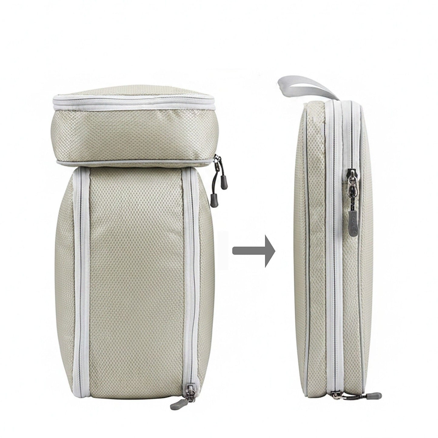 Lightweight Travel Packing Cubes Set with Zipper Closure Storage Bags Luggage Organizer Multi Size Set