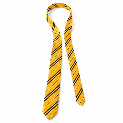 Striped Long Necktie for School Uniform and Waist Belt Styling