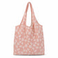 Floral Embroidered Shoulder Tote Bag Lightweight Foldable Everyday Bag for Women