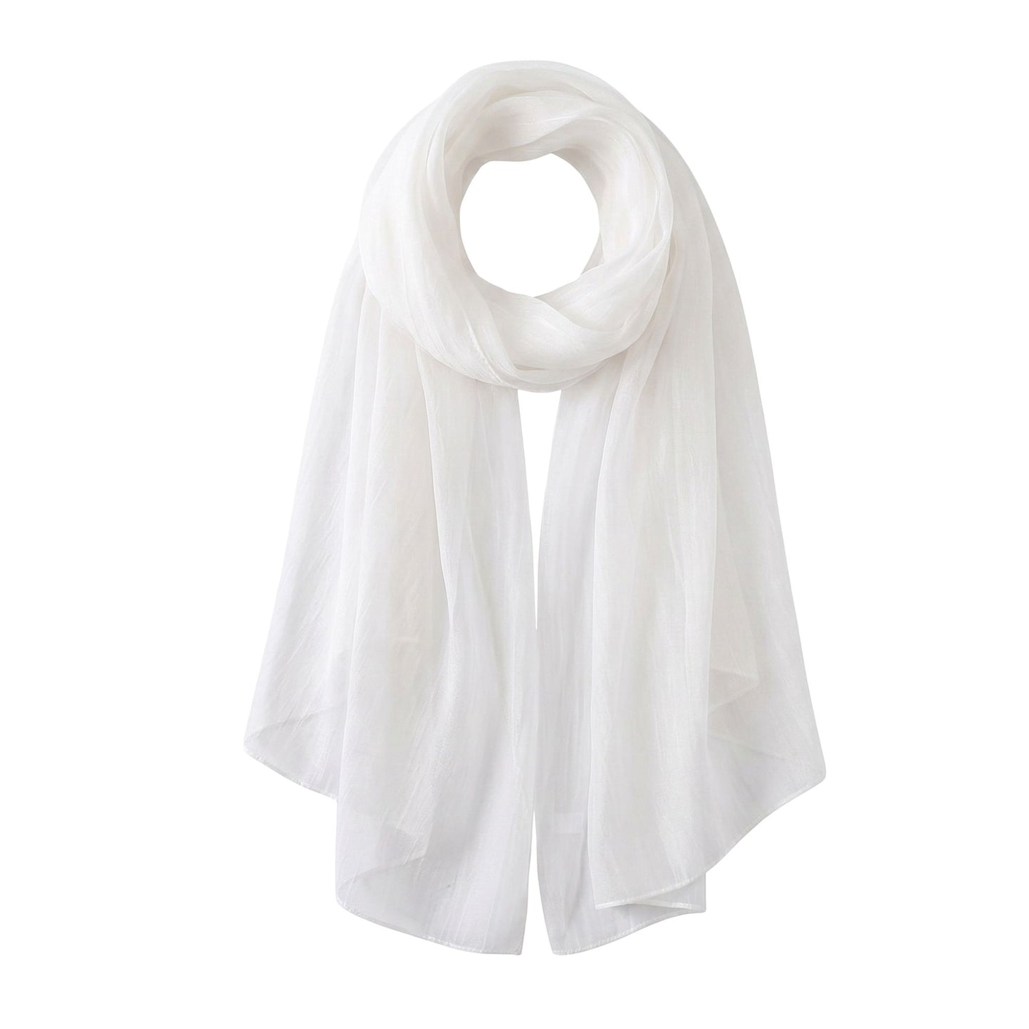 Lightweight Solid Color Fashion Scarf Elegant Long Wrap Shawl 70.5¡Á27.5 Inches