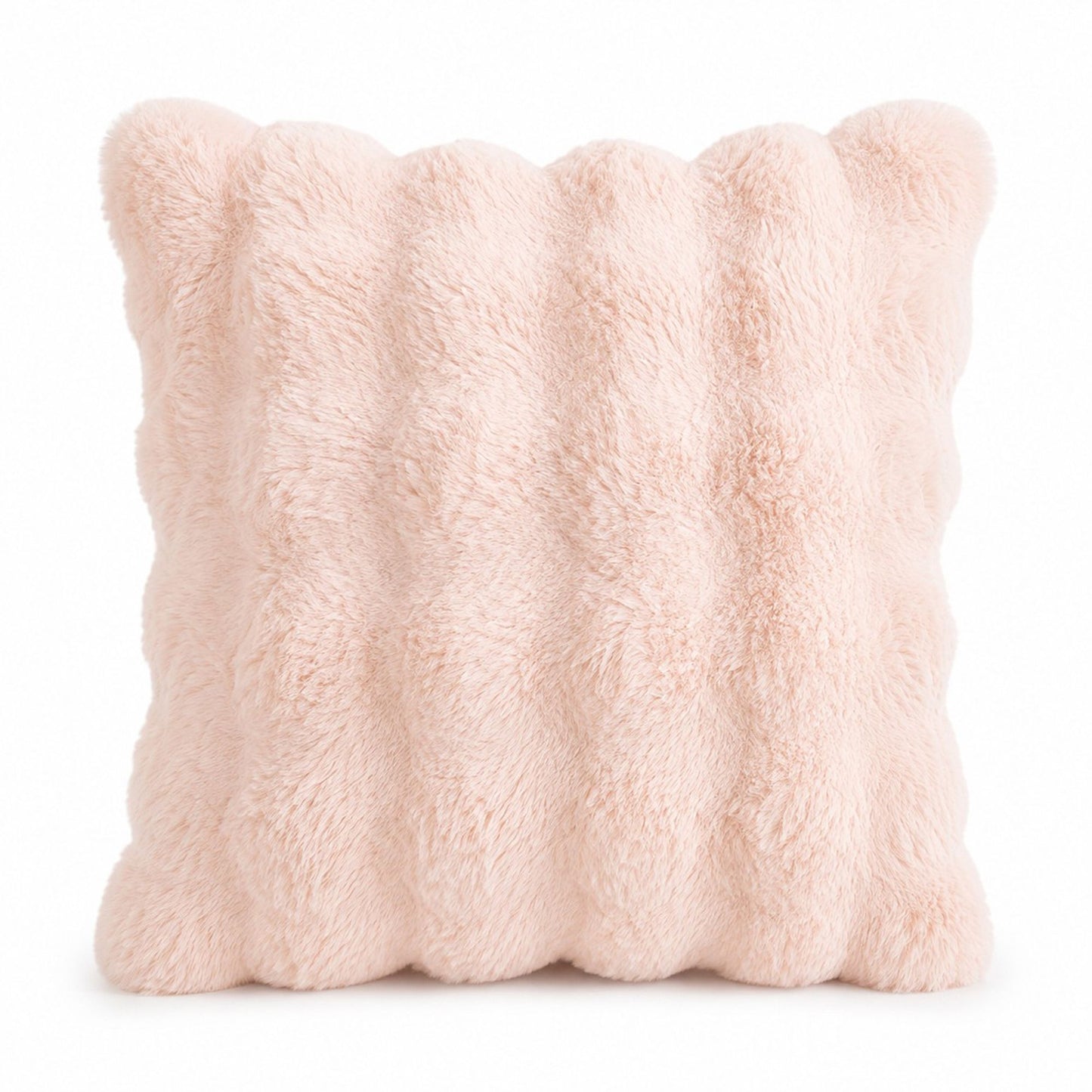 Plush Shaggy Decorative Throw Pillow Cover Soft Accent Cushion Cover for Sofa Bed