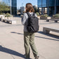 Multi-Pocket Commuter Travel Backpack with Padded Straps and Side Pockets