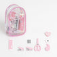 Portable Stationery Supply Set with Clear Zipper Case for School and Office Use 4.2x2.5x1.5 in