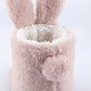 Fuzzy Bunny Slipper Boots