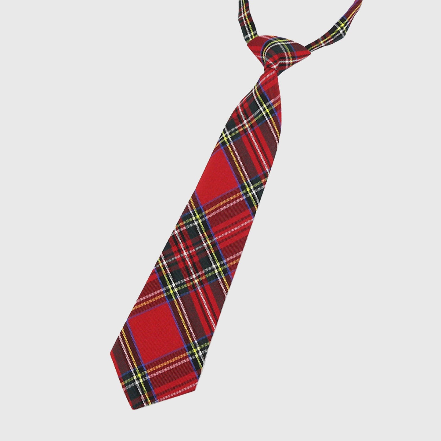 Plaid Pre-Tied Necktie - Stylish Accessory for Casual, Office & School Outfits