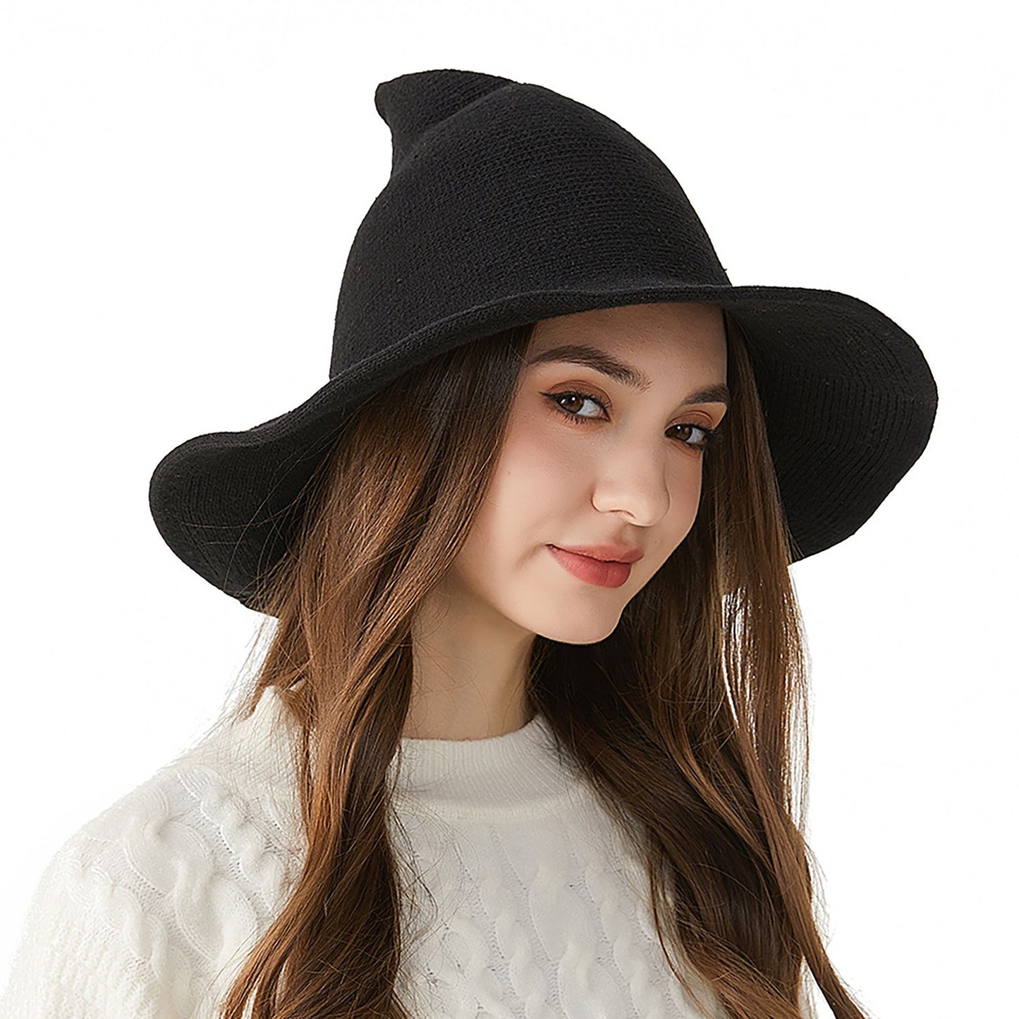 Knit Witch Hat - Halloween Costume Accessory