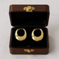 Women's Thick Hoop Earrings with Rounded Modern Design