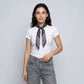 Lightweight Square Scarf with Sheer Fabric and Multi-Way Wrap Design
