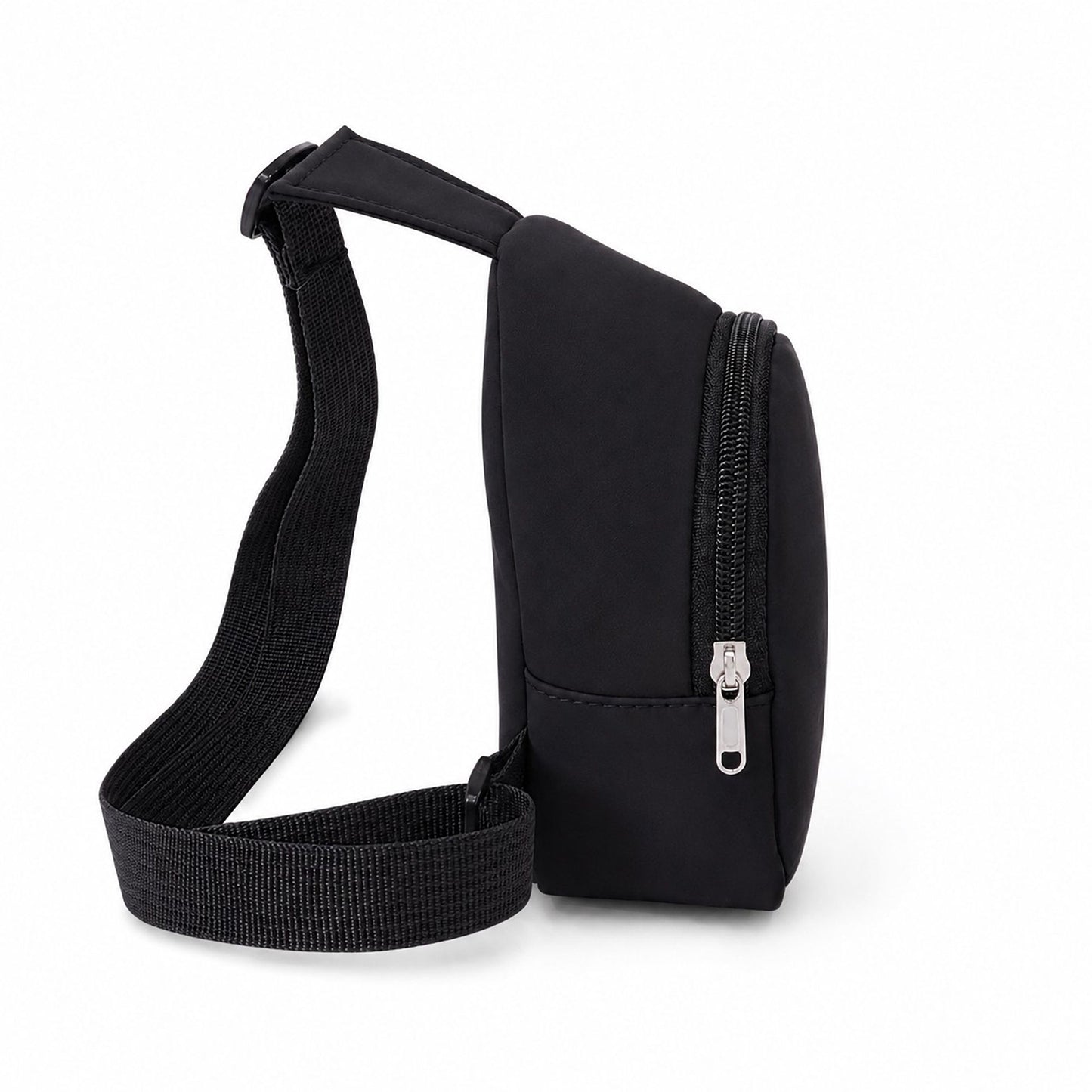 Adjustable Sling Bag with Front Zip Pocket for Travel