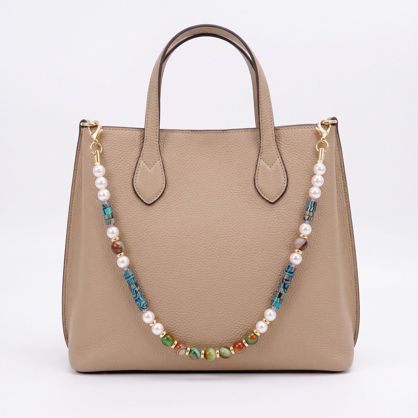 Beaded Phone Wrist Strap with Removable Clasps