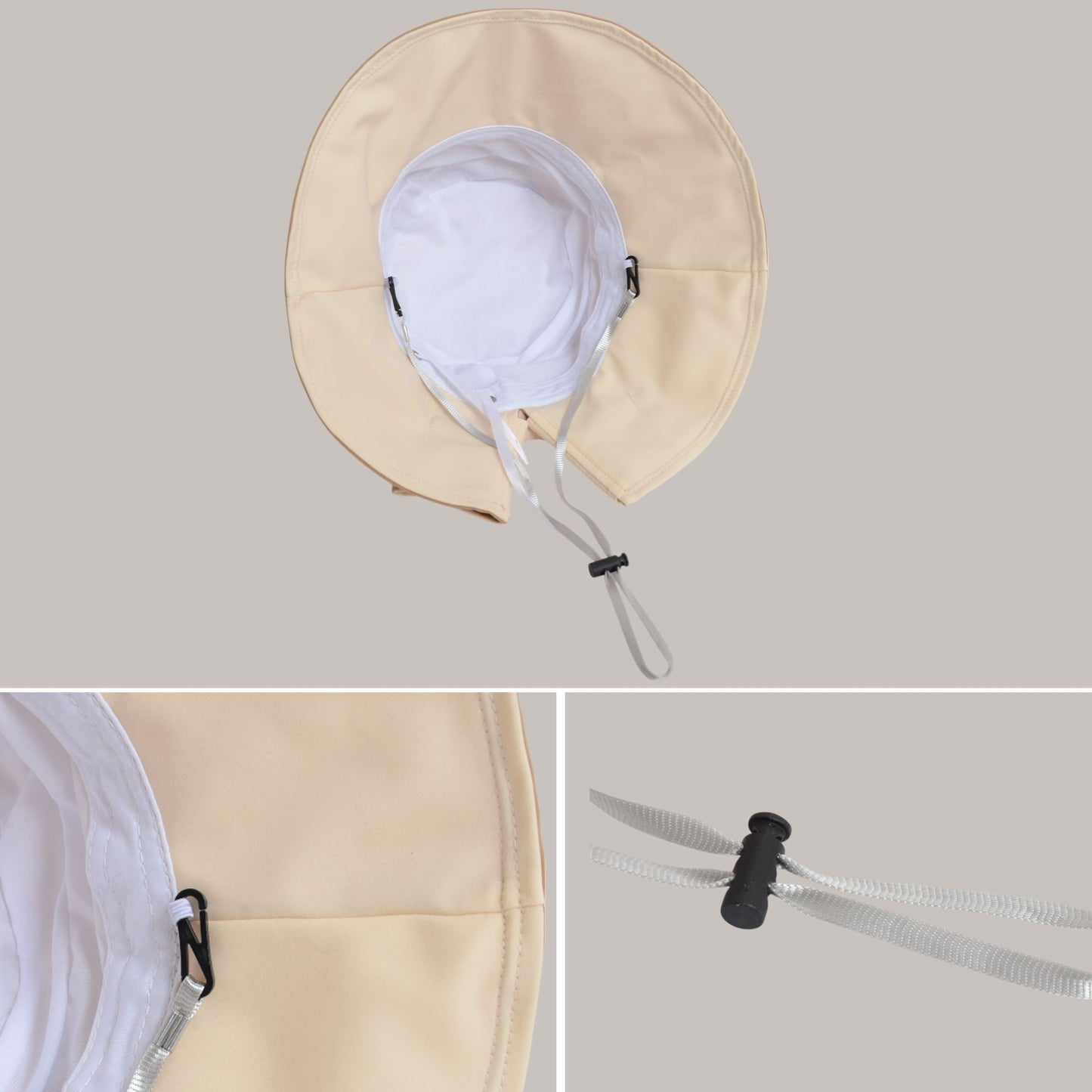 Wide Brim Bucket Hat Back Bow Detail for Sun Protection and Stylish Summer Looks