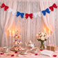 Decorative Bow Garland for Parties and Holiday Decor