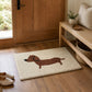 Dachshund Dog Bath Mat Nonslip Accent Rug 15.7 x 23.6 Inches
