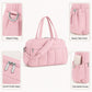 Nylon Travel Tote Gym Bag with Pockets and Shoulder Handles
